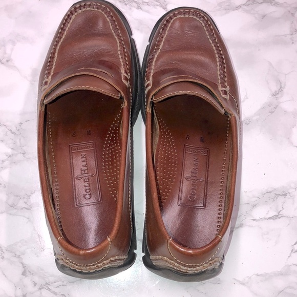 Cole Haan brown Leather Loafers size 8M - Picture 6 of 9